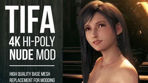 Final Fantasy VII Remake Naked Tifa